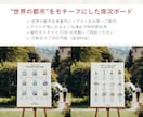 世界を旅する✈︎結婚式【席次表】ボードを作成します 水彩orスケッチ付き◎ゲストを旅に誘う、特別な演出の席次表 イメージ2