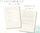 今後6か月の仕事運┃四柱推命で過ごし方もわかります 月ごとの運を活かす！動く時期、整える時期がわかる仕事運鑑定 イメージ7