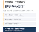 事業計画・中期計画の資料を数字から設計します 元事業部長がPLの組み立てから伴走 イメージ1
