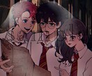 イラスト、アイコンなど制作します 何度でもリテイク可！満足出来るイラストになるまで描きます！！ イメージ1