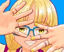 キャラクターアイコン作成します 人外キャラクター、人間キャラクターどちらも承ります イメージ2