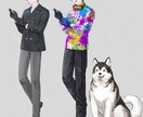 キャラクター立ち絵イラスト制作いたします 老若男女、様々なキャラクター承ります！ イメージ5