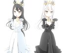VRChat・Vtuberモデルを作成いたします 有名キャラ・イラストの合体デザインも作成・依頼できます！ イメージ5