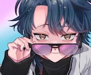 オリジナルSNSアイコン、ヘッダー描きます あなたのオリジナルキャラクターのアイコンやヘッダーを描きます イメージ1