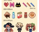 ドット絵制作します SNSアイコンやTwich、YouTubeスタンプなどに！ イメージ2