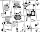 線画イラスト入りの地図を作ります 温かみのあるイラストマップをお探しの方に！ イメージ5