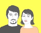 今までになかったカッコいい似顔絵作ります プロのイラストレーターによる完全オーダーの似顔絵となります！ イメージ1