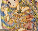 あなたのお好きなヒロインを描きます アナログ手描き、色鉛筆仕上げとなります イメージ2