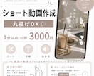 最短1日！1分以内の縦型ショート動画作成致します イメージ通りの縦型ショートを制作します！ イメージ1