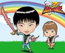 お好きなキャラクターにして似顔絵を描きます お好きなHEROに！キャラクターに！ イメージ3