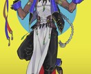ゲーム等に使用できる立ち絵イラスト作成します 追加分のお値段交渉いたします！ イメージ7
