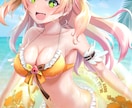 SNSアイコン・一枚絵制作｜可愛いイラスト描きます 配信者・VTuber・創作キャラなど幅広く対応します イメージ9