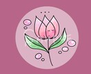 ふんわり&ゆるかわ〜♡な、お花アイコンお描きします 【修正無料♡】即修正&即納品！！オーダー方法も簡単です♡ イメージ9