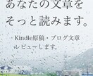 あなたの文章を“読者視点”で丁寧にレビューします 違和感・魅力・引っかかりを丁寧に言語化 イメージ1