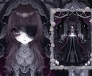 フリルやレースを用いた厚塗りゴシックな絵を描きます 活動用、キャラデザ、MVイラスト等、何でもご相談ください！ イメージ6
