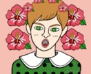 毒と可愛さMIXの魅力的なイラストをお描きします 男性/女性/動物/植物/不思議な生き物など　承ります！ イメージ9
