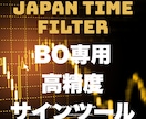 日本時間フィルターの高精度サインツールを提供します BO専用～最適化された “勝てる時間帯だけ” シグナルを配信 イメージ1