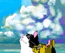 ３枚選べる！背景用（主に雲）のイラストお売りします 加工OK◎マンガや一枚絵に！商業利用相談可能！！ イメージ1