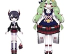 Live2Dキャラデザモデリング制作します あなたのなりたいお手伝いします！ イメージ3