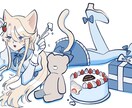 キャラクターイラストやキャラクターデザインをします かわいい･かっこいいデザインが得意です！ イメージ2
