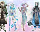 美麗な一枚絵、キャラクターデザイン制作いたします イケメン、美少女なんでもござれ！想像以上に仕上げます イメージ6