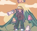 ポップでカワイイキャラクター×女のコ描きます 明るくなるイラストで彩ってみませんか？ イメージ6