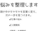 仕事や人間関係の悩みを整理します 頭の中のモヤモヤを言葉に変え、次の一歩を探します。 イメージ1