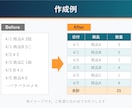 Excel・Wordの資料を見やすく作成します 経営者目線で、使いやすい表と資料をお作りします イメージ1