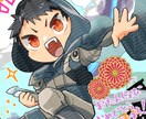 可愛い低頭身のアバターイラスト描きます ゲームキャラのようなイラスト！実況用やゲーム大会の商品等に！ イメージ2