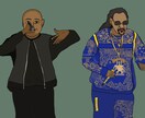 写真や絵などをイラスト化します 普段は海外の芸能人、歌手などの似顔絵を主に描いております。 イメージ2