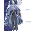 TRPG･ゲーム用の立ち絵を制作します ご希望に沿った立ち絵でTRPGに彩りを！ イメージ2
