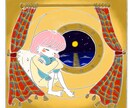 商用可！ほんわか人物イラスト描きます 物語があるようなほんわかとした女の子のイラストを描きます。 イメージ3