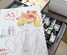 ポスターサイズの1枚絵を作成します オリジナルキャラクターです！！ イメージ3