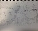 最短半日！皆様の好きなアニメを丁寧に模写します アニメが大好きな方へ！ぜひとも要望して下さい。 イメージ4
