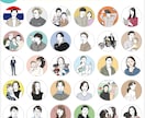 やや似せ、カラーアイコン作成いたします SNSアイコンをイラストにチェンジしてみませんか^^ イメージ9