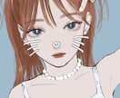 クールで可愛い女の子描きます 配信やsnsアイコンに可愛い子を是非！！ イメージ8