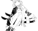 モノクロイラスト描かせていただきます モノクロイラストを描きます、デフォルメキャラも可能です イメージ5