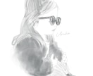 水彩風のシンプルで優しい色の似顔絵描きます お試し価格！基本料金2000円→1500円で承ります！ イメージ1
