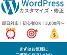 WordPress修正・カスタマイズします テキスト差替えやデザイン調整、初心者も安心です イメージ1
