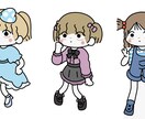 商品化利用、グッズ化OK！可愛いイラスト描きます 。見れば見るほど魅力に惹かれていきます！！ イメージ2