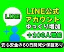 LINE公式アカウントの友だちを増やします LINEお友達+100人を高品質＆格安で拡散 イメージ1