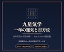 九星気学であなたの本命星と運気の流れを読みます バーのカウンターで話すように、やわらかい言葉で綴ります イメージ1