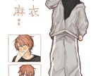 創作BL・オリキャラに対応します 創作BL・OC対応｜1枚絵／絡み／簡単漫画【背景単色】 イメージ5