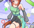 女の子キャラのアイコン、ヘッダー承りますます アニメ調のイラスト、アニメキャラのアイコンやヘッダー等 イメージ2