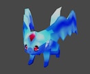 あなたのファンタジーなモンスター案を形にします 格安に3体セットでローポリモデリング！アニメーション付き！ イメージ5