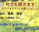 悩み☆愚痴☆雑談☆恋愛☆人間関係など何でも聞きます 誰かと話したい…そんなアナタの話し相手になります☆何でもOK イメージ1