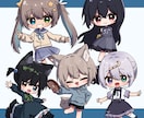 ぷにぷにでかわいい！ミニキャライラストを描きます 商用可！グッズや動画、配信などにご利用いただけます イメージ4