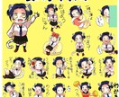 可愛い動物や人物のLINEスタンプ作ります 犬・猫・小動物などのキャラデザからポーズまで受け付けます！！ イメージ2
