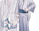 商用可◎TRPG.ゲーム用立ち絵制作します イケメンキャラ、クール系、色気のある男性キャラが得意です イメージ5