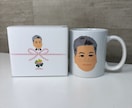１人似顔絵マグカップ 制作します ～あなただけのオリジナルマグカップで、日常を彩る！～ イメージ4